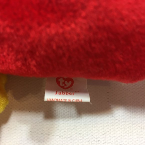 TY Jabber Parrot Tropical Bird Beanie Baby Plush Collection October 10 1997 - Picture 7 of 13